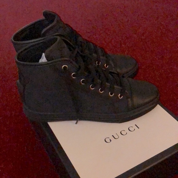 Authentic  Gucci women high tops - Picture 2 of 4